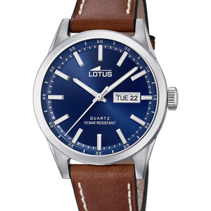 Reloj 18671/3 Lotus Azul Oscuro Hombre Acero Clasico